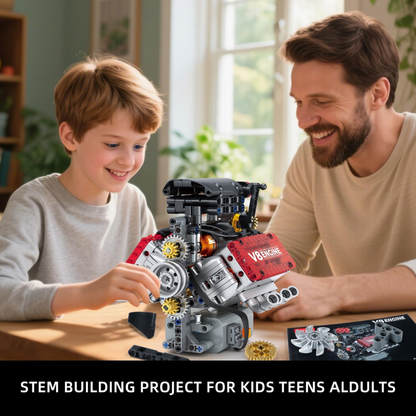 Working V8 Engine Model Kit
