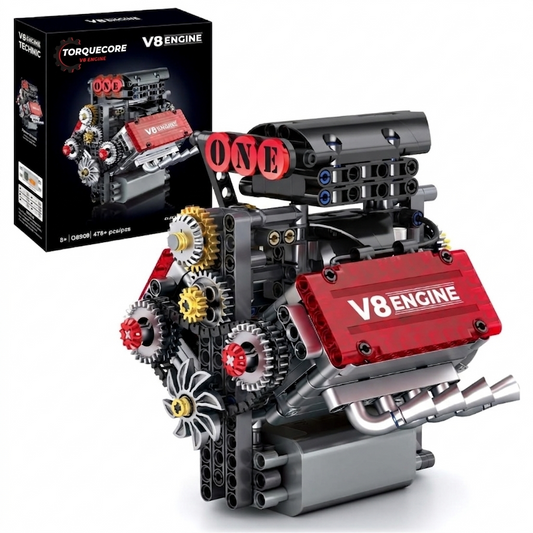 Working V8 Engine Model Kit